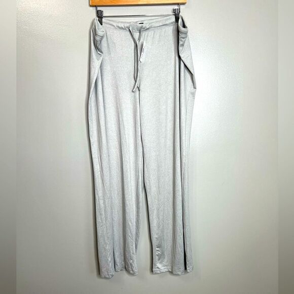 32 Cool sleepwear pants size xxl silver gray loungewear cozy relaxed - Picture 1 of 4